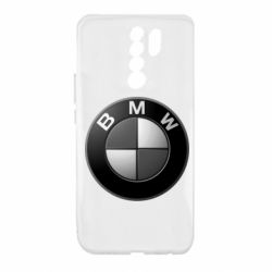 Чехол для Xiaomi Redmi 9 BMW Black & White - PrintSalon