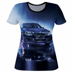 Женская футболка 3D Bmw car 1 - PrintSalon