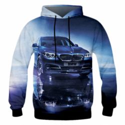 Мужское 3D худи Bmw car 1 - PrintSalon