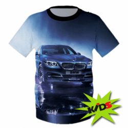 Детская 3D футболка Bmw car 1 - PrintSalon