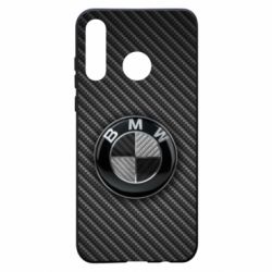 Чехол для Huawei P30 Lite BMW Carbon - PrintSalon