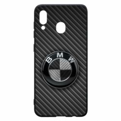 Чехол для Samsung A30 BMW Carbon - PrintSalon