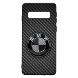 Чехол для Samsung S10 BMW Carbon - PrintSalon