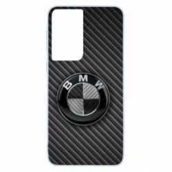 Чехол для Samsung S21 BMW Carbon - PrintSalon