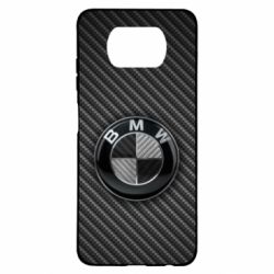 Чехол для Xiaomi Poco X3 BMW Carbon - PrintSalon