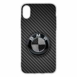 Чехол для iPhone X/Xs BMW Carbon - PrintSalon