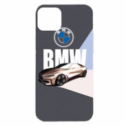 Чехол для iPhone 14 Plus BMW Concept i4 - PrintSalon