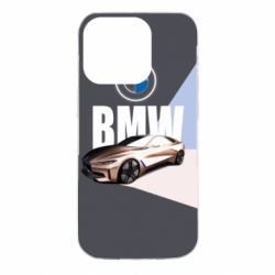 Чехол для iPhone 14 Pro BMW Concept i4 - PrintSalon