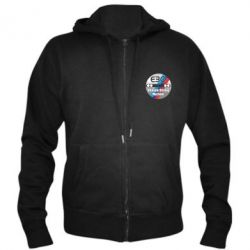 Чоловіче худі на блискавці BMW E30 Ultimate Driving Machine - PrintSalon