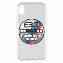 Чохол для iPhone X/Xs BMW E30 Ultimate Driving Machine - PrintSalon