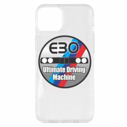 Чохол для iPhone 14 Plus BMW E30 Ultimate Driving Machine - PrintSalon