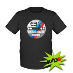 Дитяча футболка BMW E30 Ultimate Driving Machine - PrintSalon