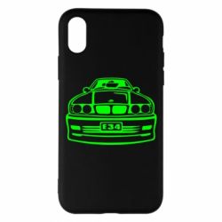 Чехол для iPhone X/Xs BMW E34 - PrintSalon