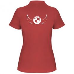 Женское поло BMW eyes - PrintSalon