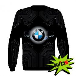 Дитячий 3D світшот BMW flies the logo