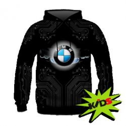 Дитяче 3D худі BMW flies the logo