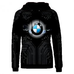 Жіноче 3D худі BMW flies the logo