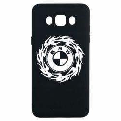 Чехол для Samsung J7 2016 BMW in the circle of fire - PrintSalon
