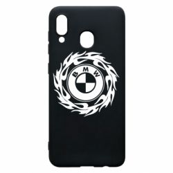 Чехол для Samsung A30 BMW in the circle of fire - PrintSalon