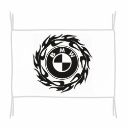 Флаг BMW in the circle of fire - PrintSalon