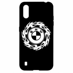 Чехол для Samsung A01/M01 BMW in the circle of fire - PrintSalon
