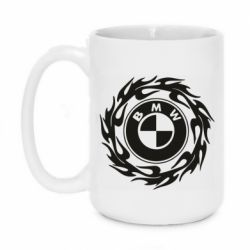 Чашка 420ml BMW in the circle of fire - PrintSalon