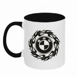 Чашка двокольорова BMW in the circle of fire