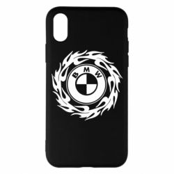 Чехол для iPhone X/Xs BMW in the circle of fire - PrintSalon