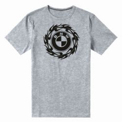 Мужская футболка премиум BMW in the circle of fire - PrintSalon