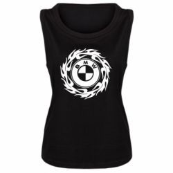 Женская майка BMW in the circle of fire - PrintSalon