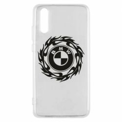 Чехол для Huawei P20 BMW in the circle of fire - PrintSalon