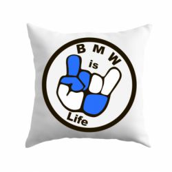 Подушка BMW is Life - PrintSalon