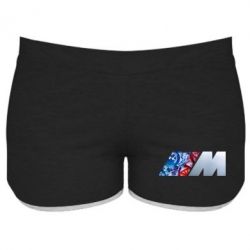 Женские шорты BMW logo 1 - PrintSalon