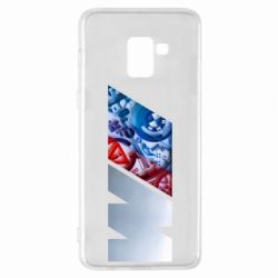 Чехол для Samsung A8+ 2018 BMW logo 1 - PrintSalon