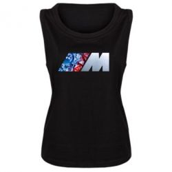 Женская майка BMW logo 1 - PrintSalon