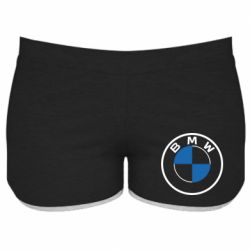 Женские шорты BMW logo 2020 - PrintSalon