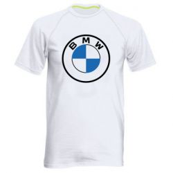 Мужская футболка для спорта BMW logo 2020 - PrintSalon