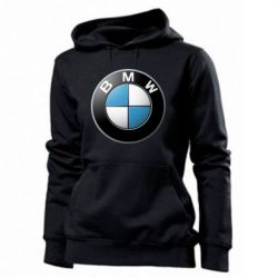 Женское худи BMW Logo 3D - PrintSalon