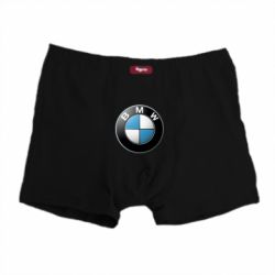 Трусы-боксеры BMW Logo 3D - PrintSalon