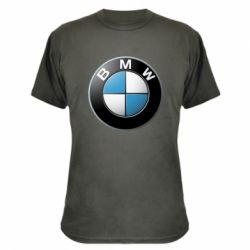 Камуфляжная футболка BMW Logo 3D - PrintSalon
