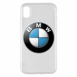 Чехол для iPhone X/Xs BMW Logo 3D - PrintSalon
