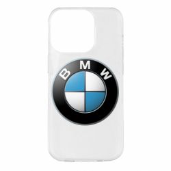 Чехол для iPhone 14 Pro BMW Logo 3D - PrintSalon