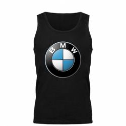 Мужская майка BMW Logo 3D - PrintSalon