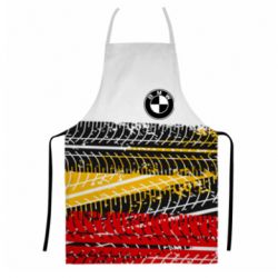 Фартух з 3D принтом BMW logo and tires - PrintSalon