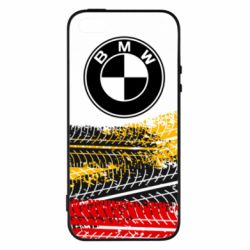 Чохол для iphone 5/5S/SE BMW logo and tires - PrintSalon