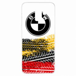 Чохол для Samsung A8+ 2018 BMW logo and tires - PrintSalon