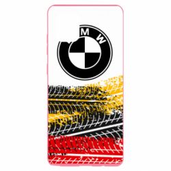Чехол для Samsung Note 10 Lite BMW logo and tires