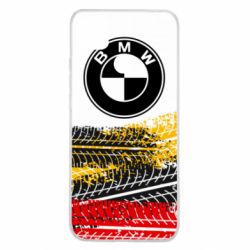 Чохол для Xiaomi Redmi 9c BMW logo and tires - PrintSalon