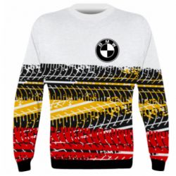 3D світшот BMW logo and tires - PrintSalon