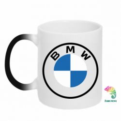 Чашка-хамелеон BMW logotype 2020